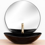 Накладной умывальник Rea Royal Black Накладной умывальник Rea Royal Black